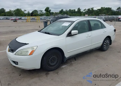 2003 Honda Accord 2.4 Lx из США, поврежденный, VIN 1HGCM56353A038906